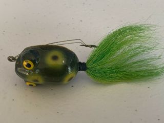 Vintage Weber Weedless Frog Fly Rod Lure Fly Bugs Flies Water Poppers