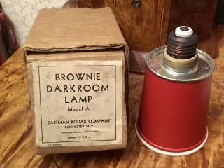 Antique Eastman Kodak Brownie Dark Room Lamp Model A