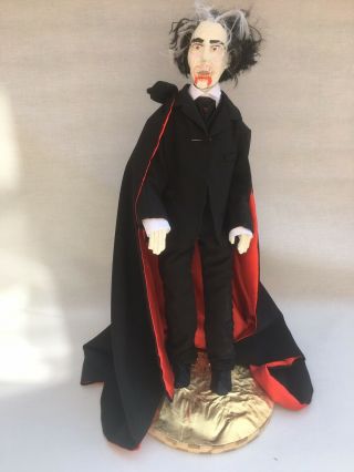 Large 29” 5kg Ooak Handmade Christopher Lee Dracula Horror Figure