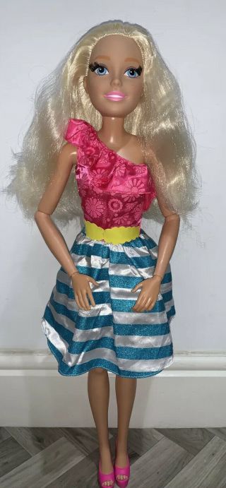 Giant 28 " Best Fashion Friend Barbie Doll Rooted Eyelashes
