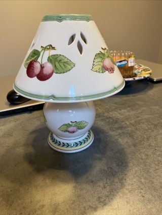 Villeroy & Boch French Garden Fleurence Candle Lamp W/ Shade
