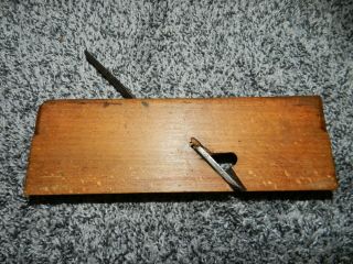Antique Auburn Tool Co.  181 1/2 " York Wood Wooden Block Plane 9 1/4 " Long