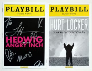 Hedwig & The Angry Inch Lena Hall,  John Cameron Mitchell,  Cast Signed Playbill