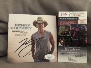 Kenny Chesney Signed Here And Now Deluxe Autographed Cd Jsa Certified Auto