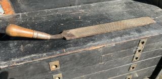 Antique Heller Bros Co Horse Hoof Rasp Farrier File Newark Tool Usa Blacksmith