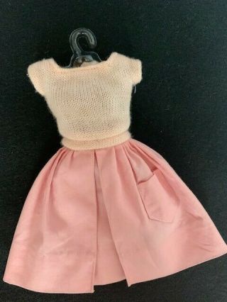 Vintage Barbie Pink Full Pak Skirt And Pink Sweater