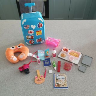 Battat Our Generation 18” Doll - Well Travelled Suitcase Set & Accessories