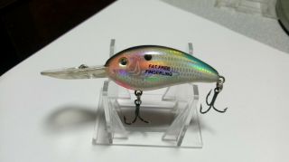 Excalibur " Fat Fingerling " Blue Shad ",  2 1/4 ",  3 1/2w/lip,  Multi Colors On Side
