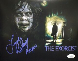 Linda Blair Signed The Exorcist 8x10 Photo 01 Jsa