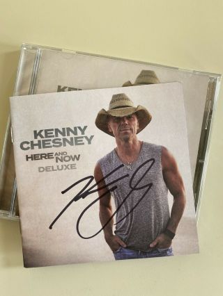 Kenny Chesney Signed Here And Now Deluxe Autographed Cd