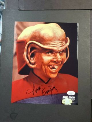 Aron Eisenberg Signed 8 " X 10 " Picture Jsa Star Trek Deep Space Nine
