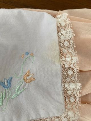 Vintage Baby Dress Peach Cradle Togs Sweet 0 - 6 Months (26) 3