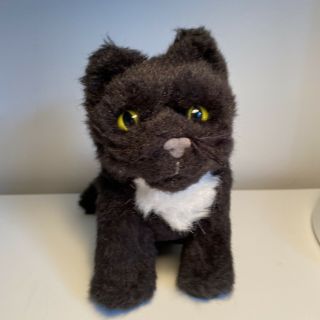 American Girl Doll Caroline Black Cat Inkpot Kitten Pet Stuffed Animal Ink Pot