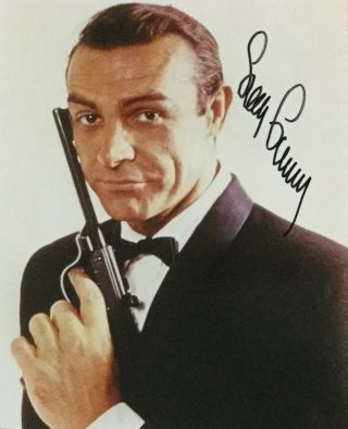 Sean Connery Signed 8x10 Photo Autograph,