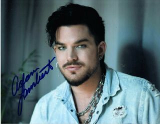 Adam Lambert Sexy Male Singer And Actor Autograph Hand Signed W