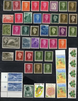 L18 - Suriname Mh And Mnh Stamps