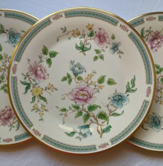 3 Vintage Lenox Morning Blossom Dinner Plates Absolutely
