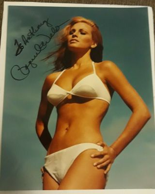 Look Real Raquel Welch In Bikini Signed Autograph 8x10 Photo Inscription