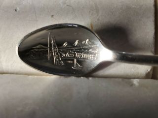 Vintage ROLEX Bucherer of Switzerland GENEVE Collector Spoon Silver plated CB6.  9 3