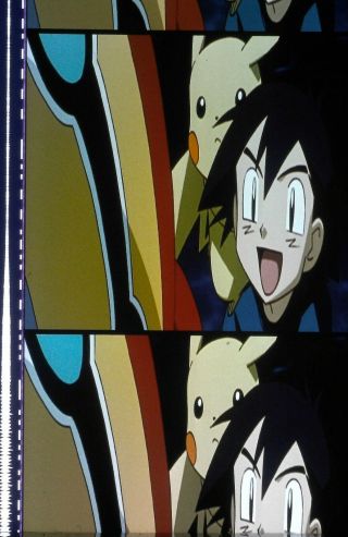 Pokemon Heroes The Movie 2 Strip Film Cell Style Display 16 X 8 Framed