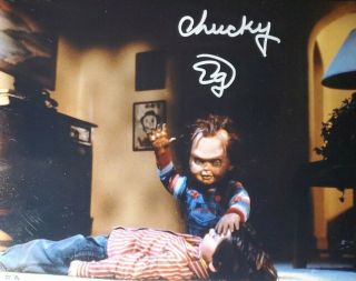 Ed Gale Authentic Signed 8x10 Photo W/psa Chucky Child 