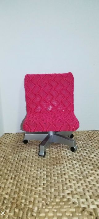 American Girl Doll Pink Office Chair For 18 Inch Dolls