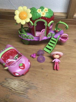 Strawberry Shortcake Playset Character And Car