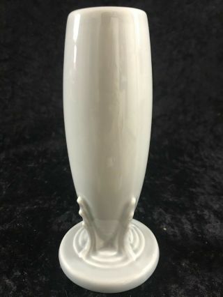 Vintage Fiestaware Gray Art Deco Style Bud Vase 6 1/4 " Tall X 2 7/8 " Base