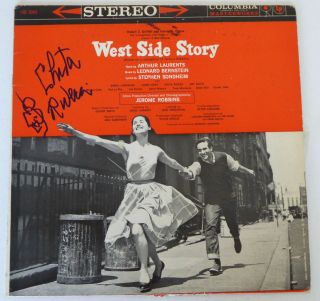 Chita Rivera Authentic Signed " West Side Story " Record Album Lp Autographed