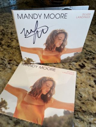 Mandy Moore Silver Landings Rare Signed Cd With Signed Cover