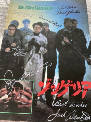 ‘dead And Buried’ Signed Jap Programme Farentino Englund Melody Redfield Blount