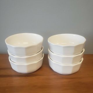 Pfaltzgraff Heritage White Cereal Bowls Usa Stoneware 10 Inches X6