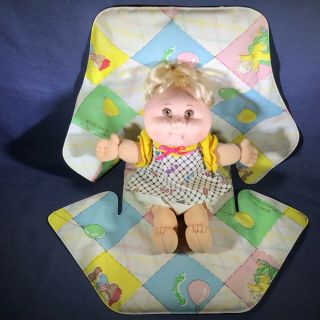 Vintage Cabbage Patch Kids Seat Cover 1982 Mini Doll 1995 CPK 2