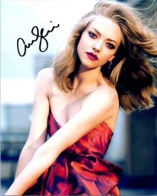 Amanda Seyfried Signed 8x10 Photo Picture Autographed With