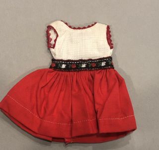 1964 Ideal Tammy Sister Pepper Doll Class Room Caper Dress Outfit 60’s Vintage