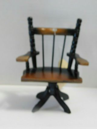 Doll House Doll Furniture Wooden Desk Chair