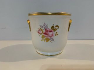 Vintage Aynsley Porcelain Fine Bone China Soap Planter With Floral Decorations