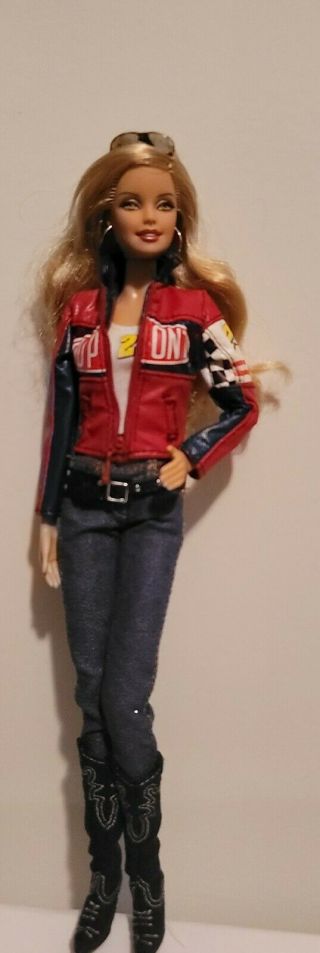 Barbie Doll Jeff Gordon Nascar Sports Collector Pink Label Mattel Minty Deboxed