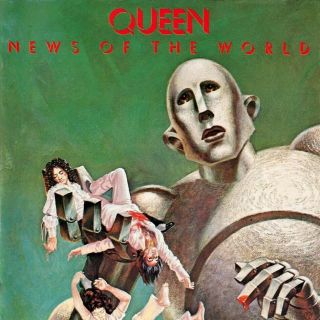 Queen News Of The World - 24x24 Album Artwork Fathead Poster