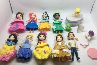 Disney Princess Little Kingdom Snap Ins Inc Rapunzel Wedding,  Snow White & Tiana