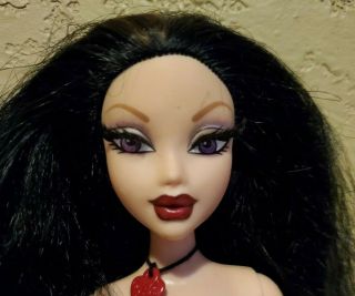 Nude Barbie Doll My Scene Rooted Eye Lashes Nolee Masquerade Madness Purple Eyes
