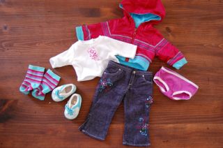 American Girl Just Like You " Ready For Fun " Meet Outfit Complete - Retired