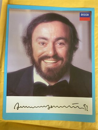Luciano Pavarotti Signed 8x10 Photo Autographed Opera Singer