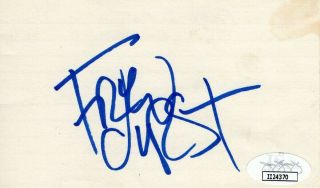 Fred Durst Signed Autographed Index Card Limp Bizkit Singer Jsa Ii24370