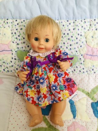 Vintage 12 In Hard Bodied Doll In