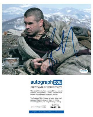 Colin Farrell Autographed Signed 8x10 Photo Hot Sexy Acoa