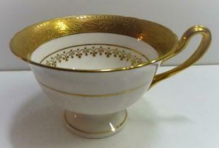 1913 - 1926 Shelley China England Teacup Only A - 11288 Bright Gold Pattern Antiq