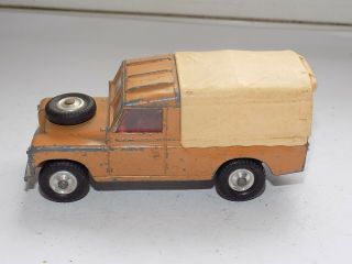 Vintage Diecast Model Corgi Toys Land Rover 109  Wb Brown