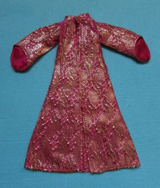 Fab Rare Vintage 1971 Pedigree Htf Sindy Doll Queen Of The Ball Maxi Coat