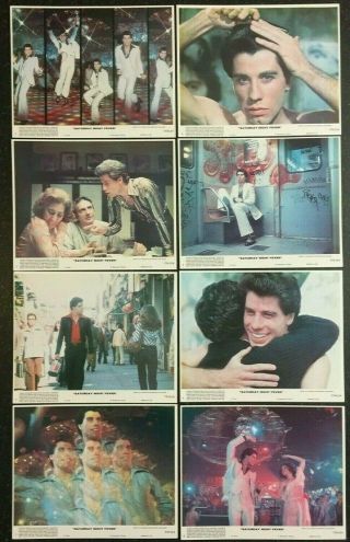 Saturday Night Fever 1977 Movie Us Lobby Card Set 10x8 John Travolta